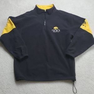 Active Iowa Hawkeyes 1/4 Pullover Sweater, RARE
